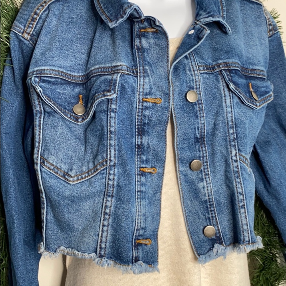 Cropped Denim Jacket